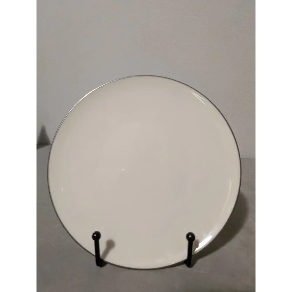 Lenox Olympia Platinum X303P Fine China Lot - 3 Salad Plates & 2 Dessert Plates
